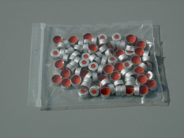 Silicone/PTFE Aluminum Crimp Top