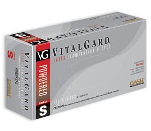 VitalGard Latex Powder Free Glove, 10 packs/case