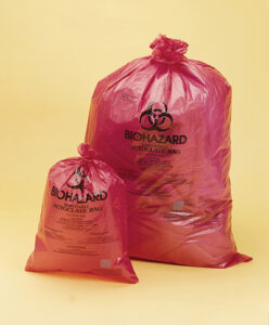 38x48" HDPE Biohazard Bag, 1.5 mil