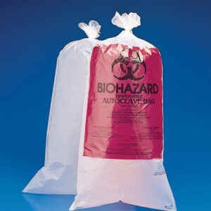 24x36" HDPE Biohazard Bag, 1.5 mil