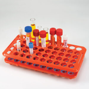 Low-Profile Grip Rack, holds up to 17mm Tubes, 50-Place