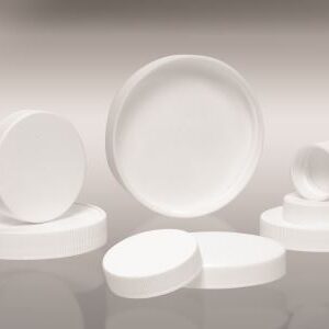 20 mm White Polypropylene Screw Cap with F217 liner