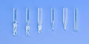 Chromatography vial limited volume inserts