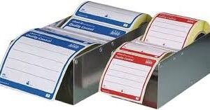 Burkle close-it label dispenser